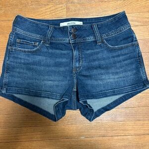 Hollister Curve Low-Rise Denim Shortie Shorts